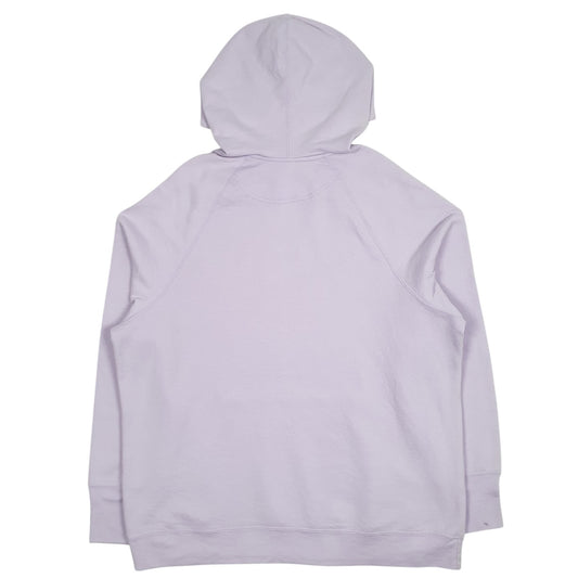 Womens Purple Champion Spellout Hoodie Jumper