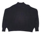 Womens Black Pizza Italia  Quarter Zip Jumper
