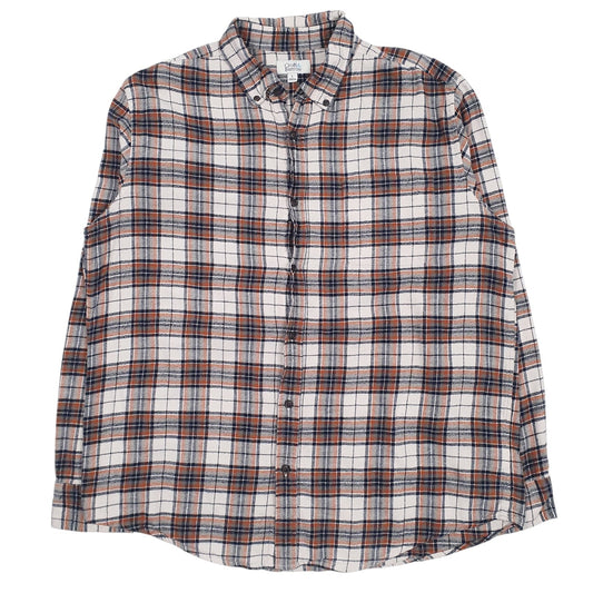 Mens Beige Croft & Barrow Flannel Long Sleeve Shirt