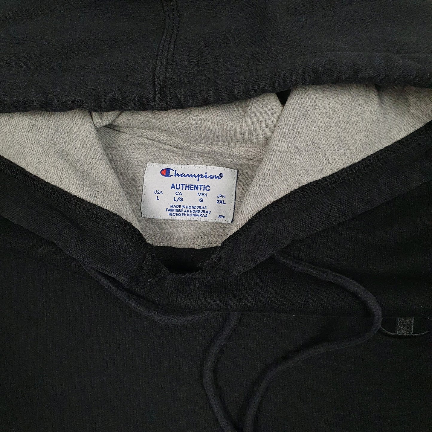Mens Black Champion  Hoodie Jumper