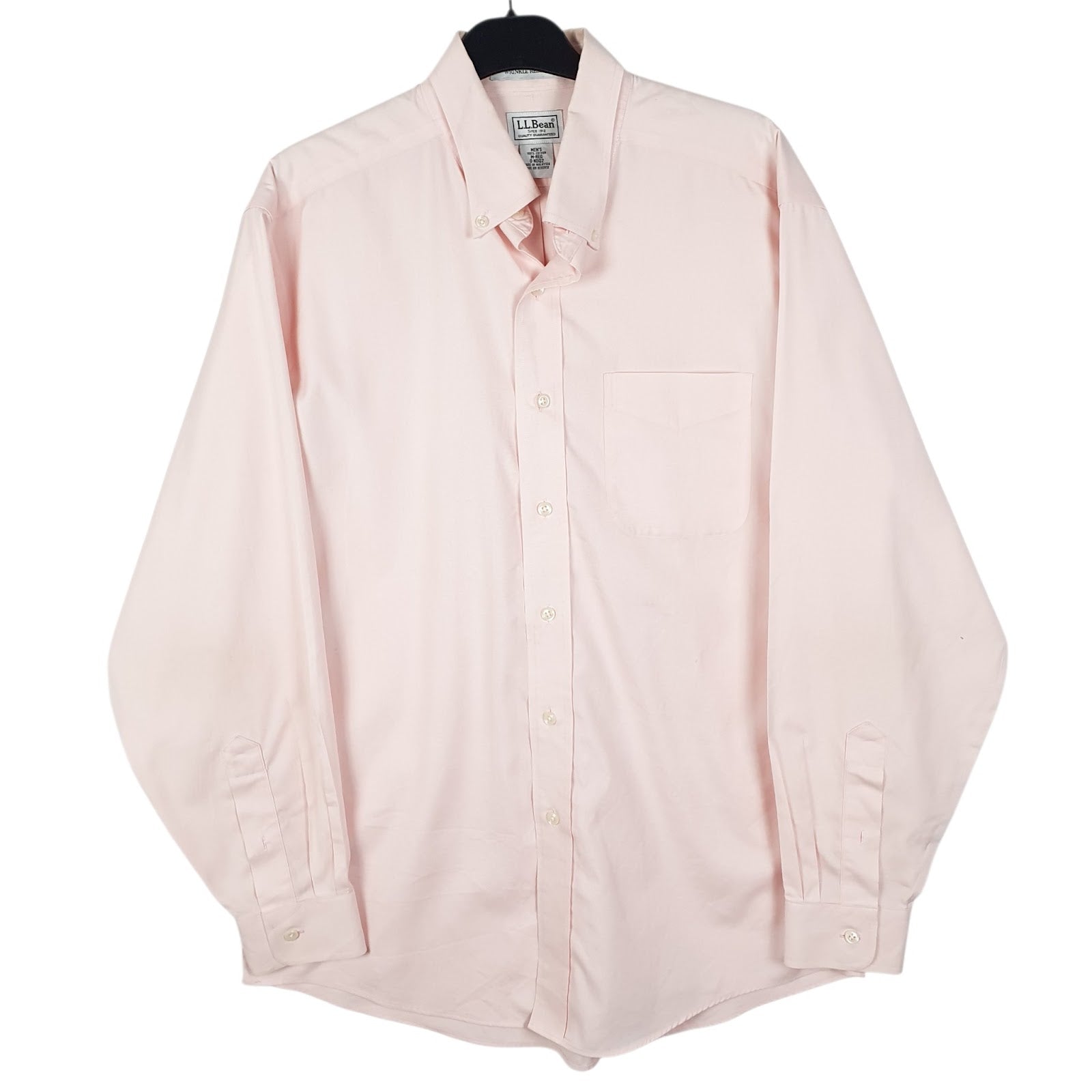 Mens Pink L.L.Bean  Long Sleeve Shirt