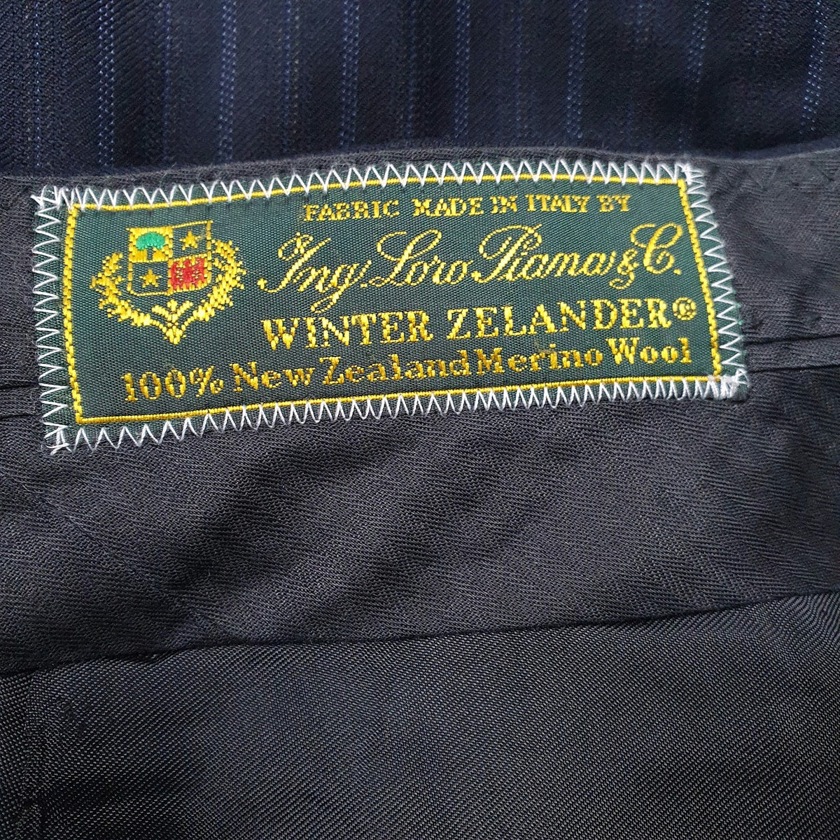 Mens Navy Loro Pianni   Trousers
