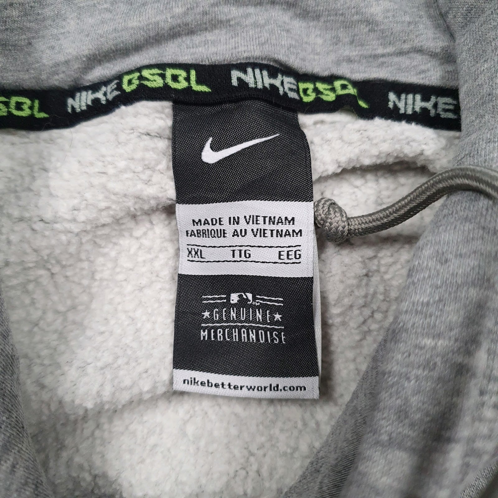 Mens Grey Nike MLB New York Yankees Hoodie Jumper
