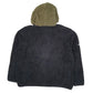 Mens Black Champion Sherpa Hoodie Jumper