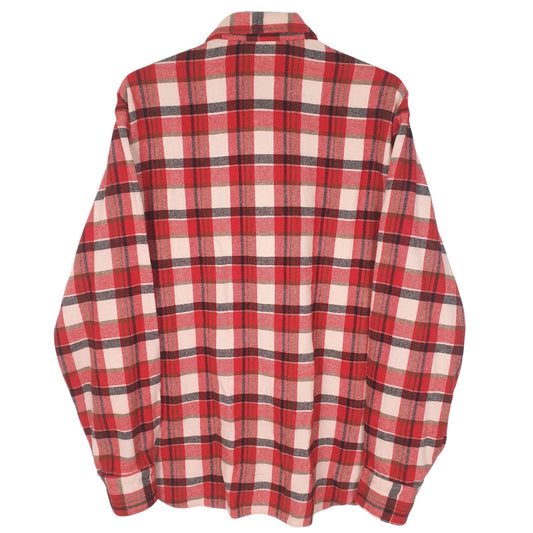 Mens Red Scotland Flannel  Shirt