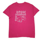 Womens Pink Unbranded  Short Sleeve T Shirt