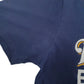 Mens Navy Nike MLB Milwaukee Brewers Baseball  T Shirt