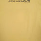 Mens Yellow Guess Spellout  T Shirt