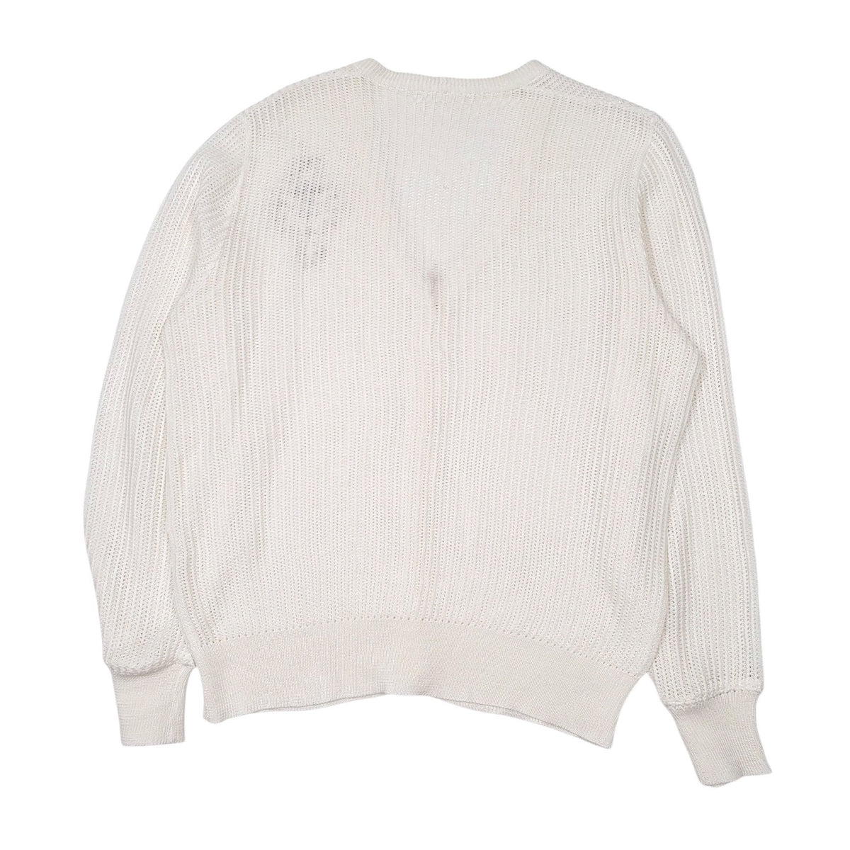 Womens Cream Unbranded Knit Cardigan Jumper