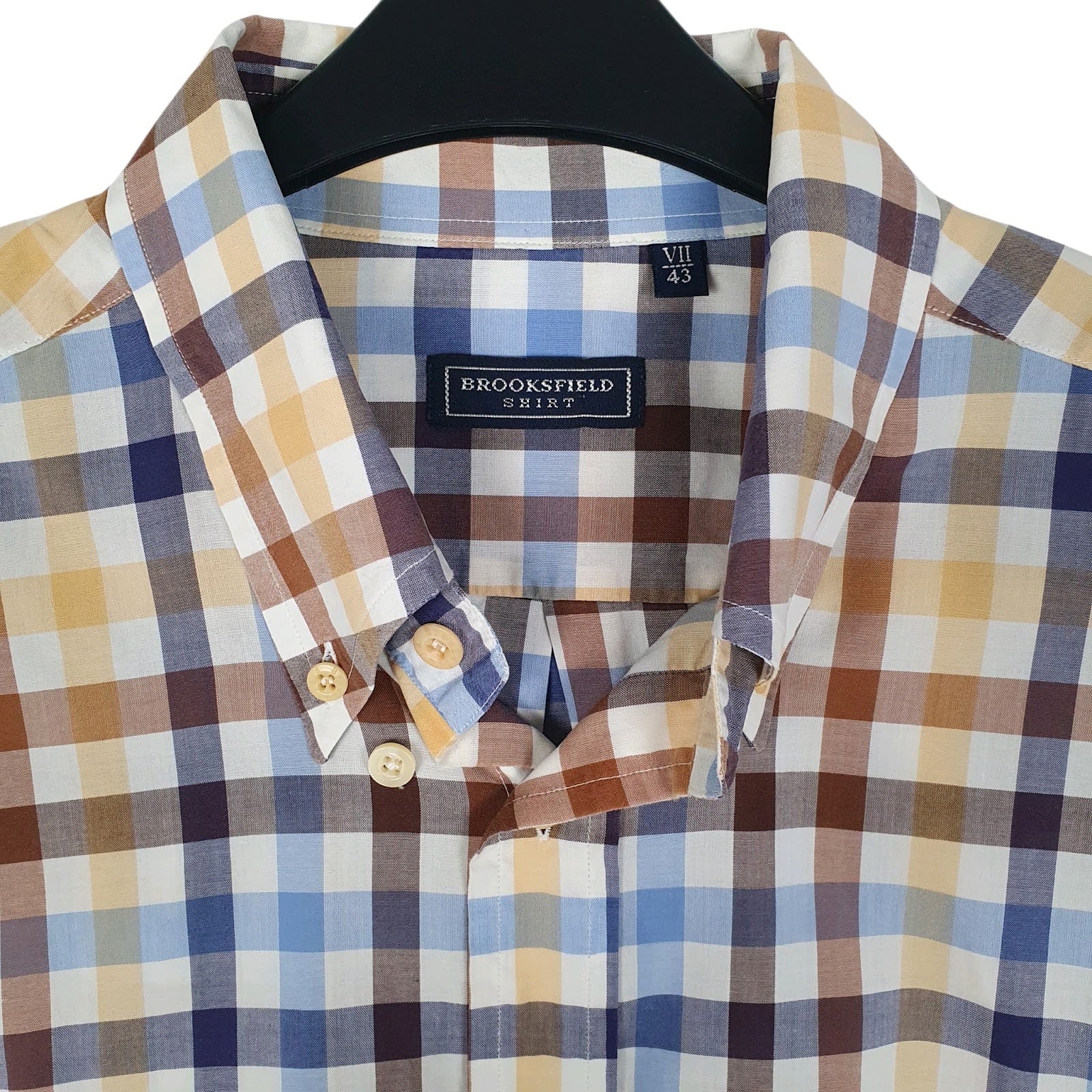 Mens Beige Brookfield   Shirt