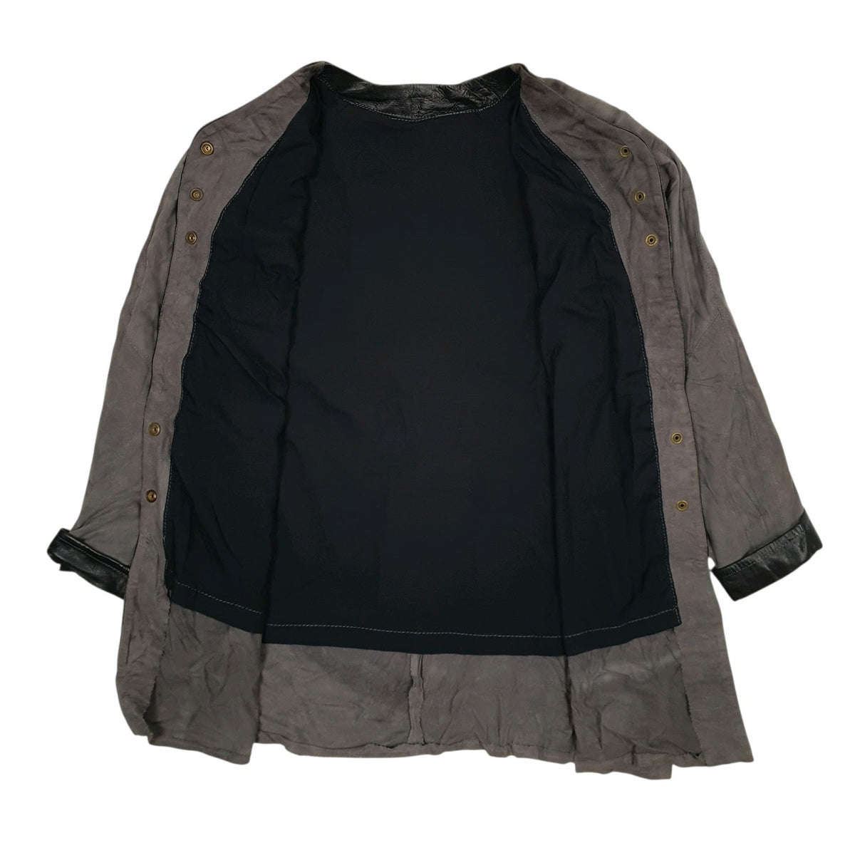 Womens Grey Unbranded Workwear Trench Overcoat  Coat