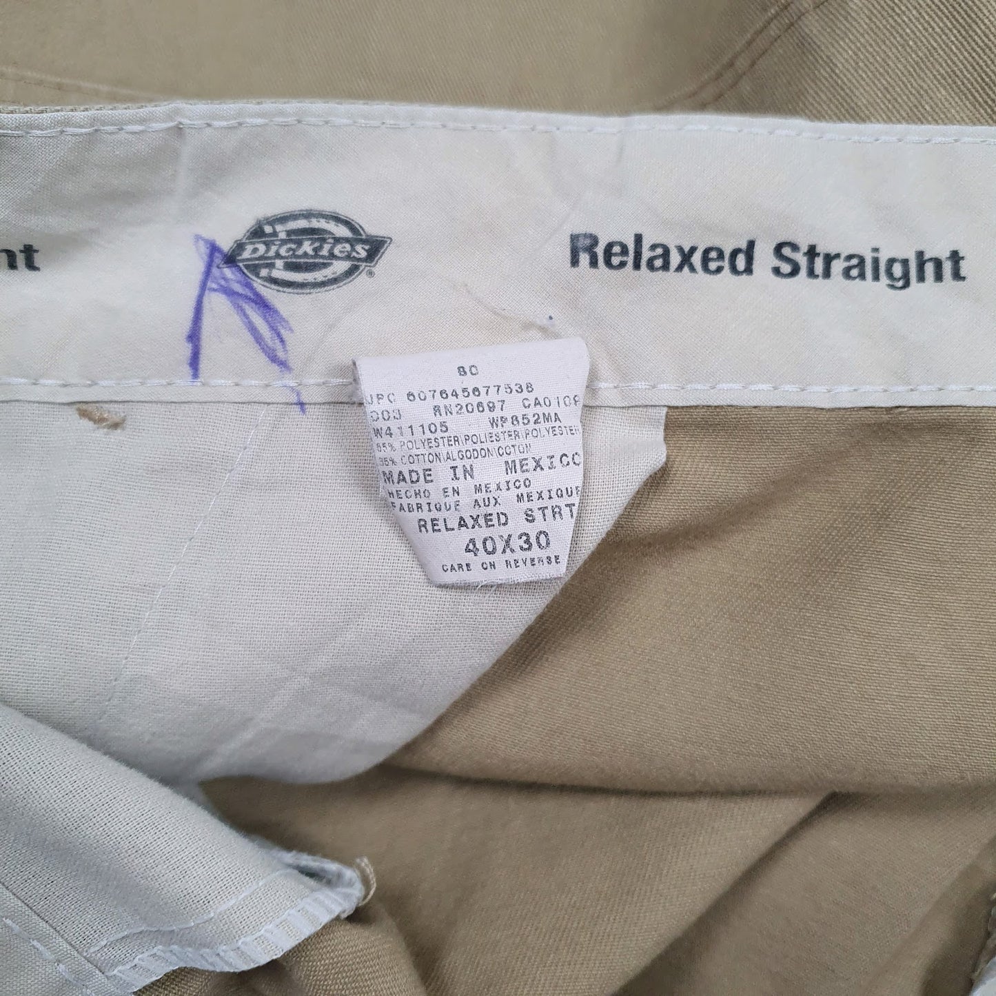 Mens Beige Dickies   Trousers