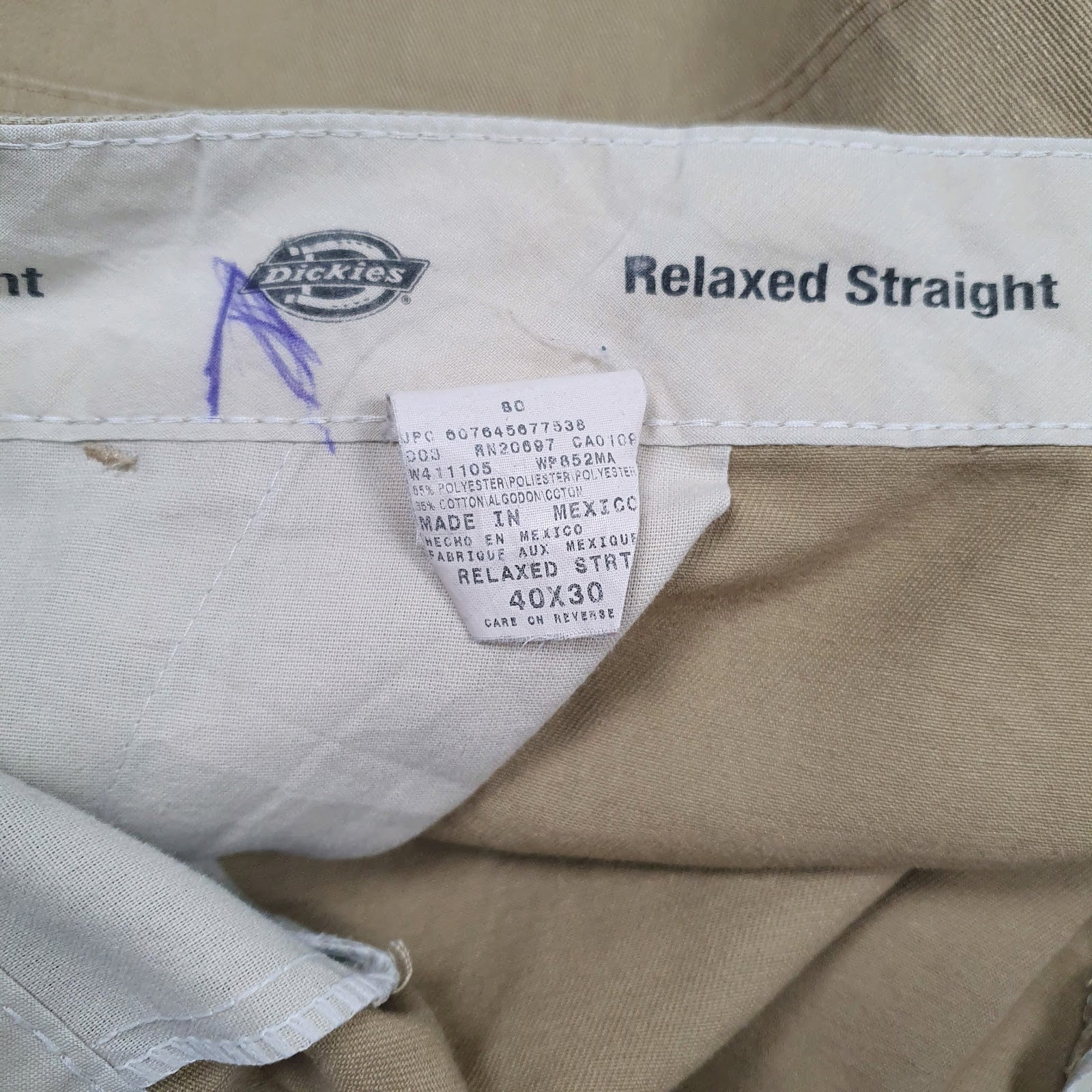 Mens Beige Dickies   Trousers