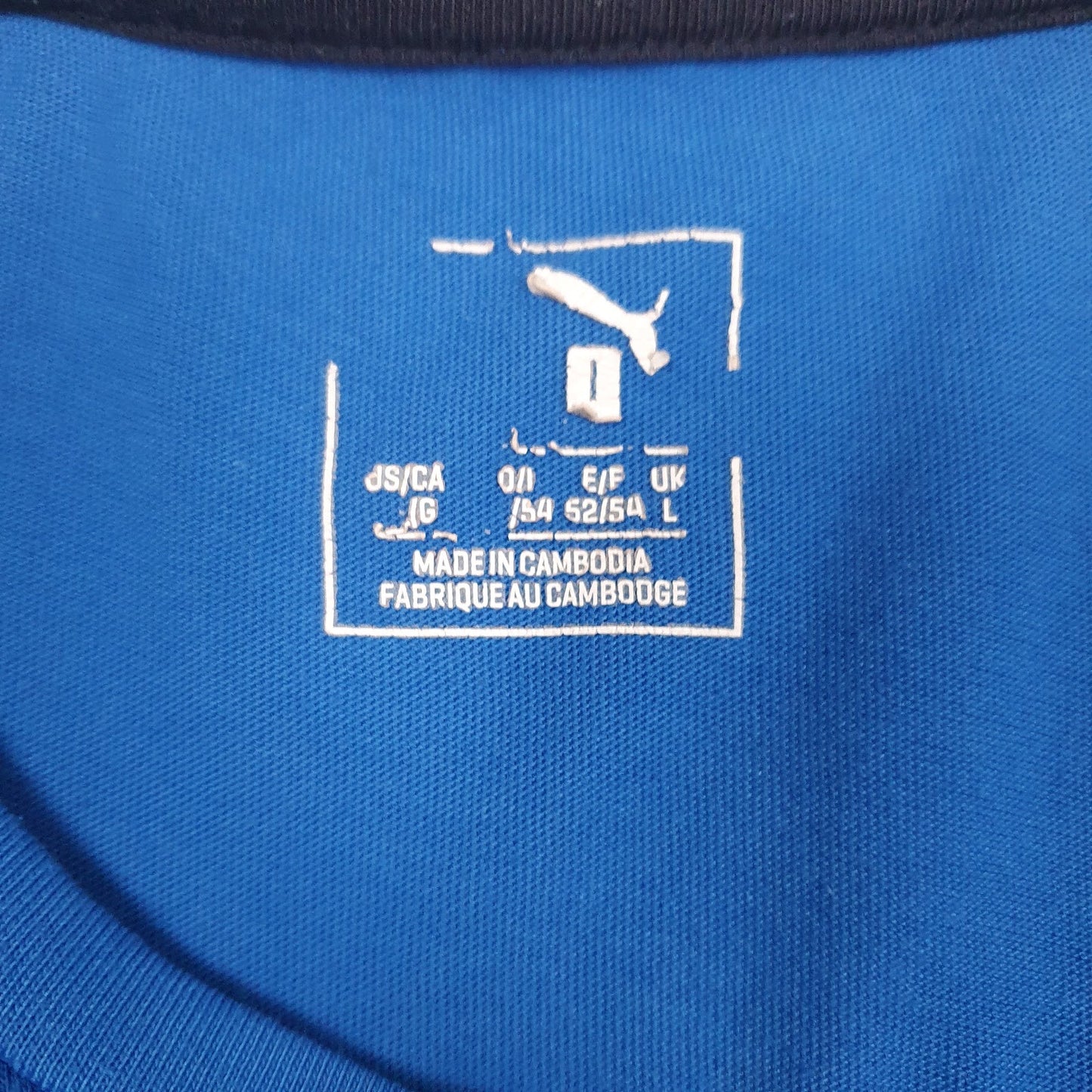Mens Blue Puma   T Shirt