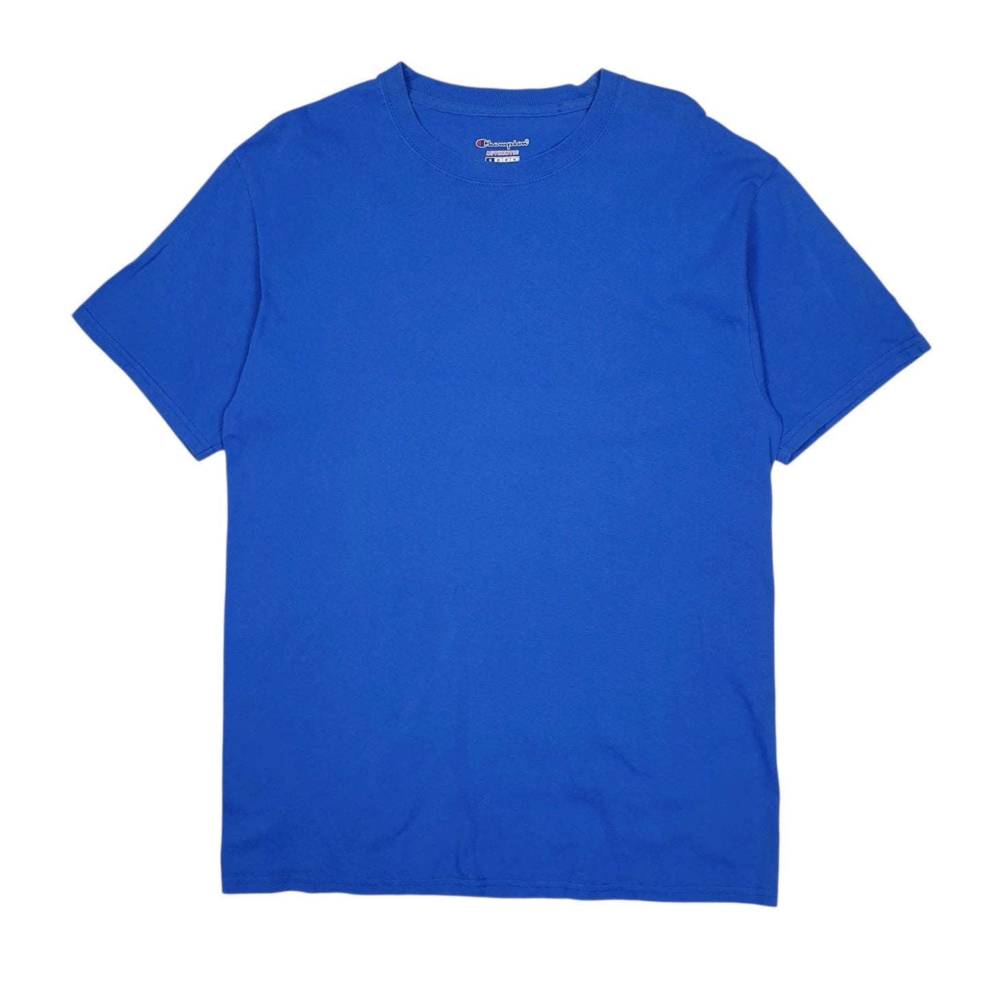 Mens Blue Champion  Short Sleeve T Shirt