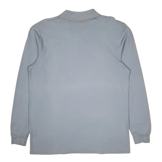 Mens Blue Kappa  Hoodie Polo Shirt