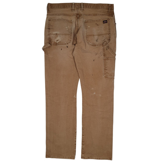 Mens Beige Dickies   Trousers