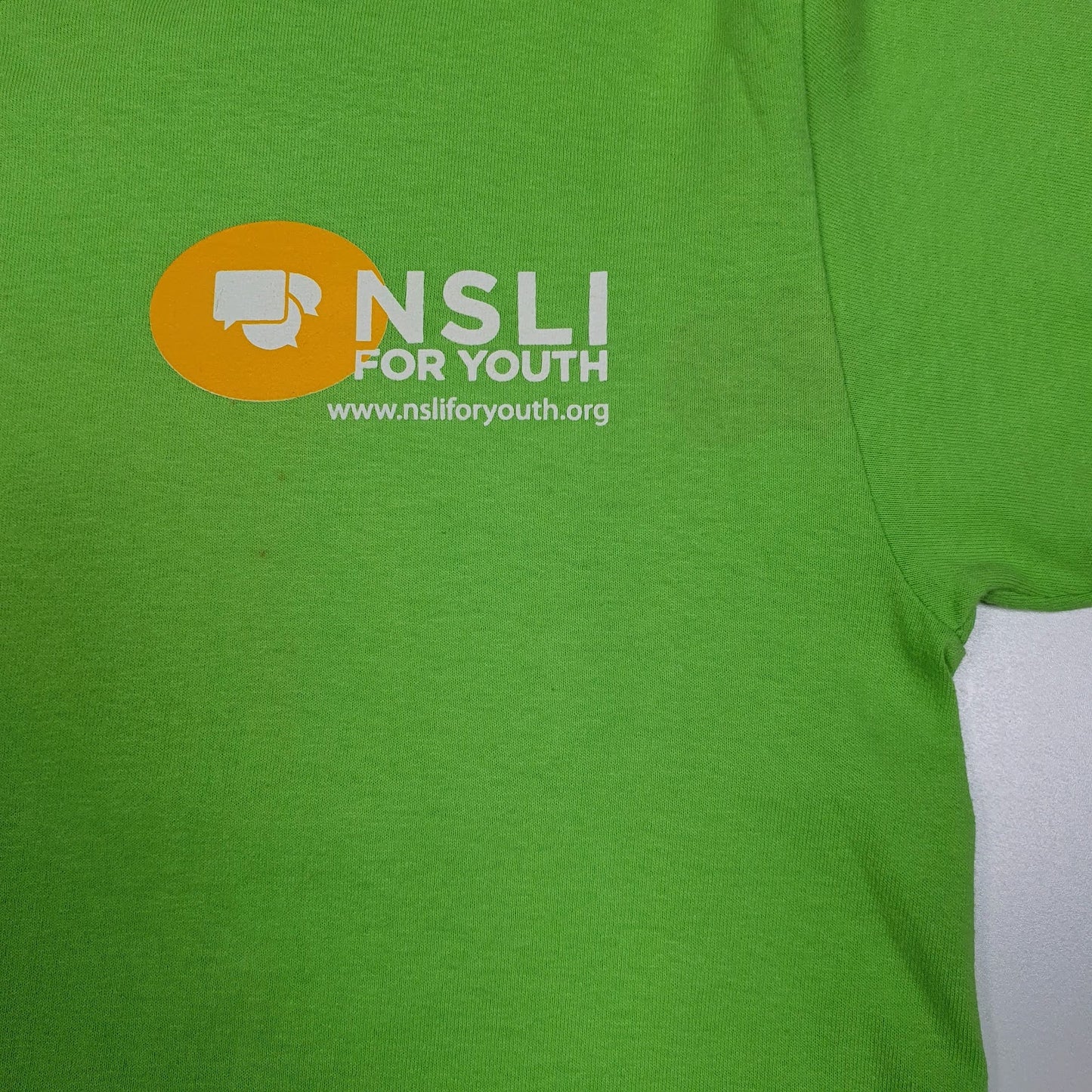 Mens Green Gildan NSLI  T Shirt