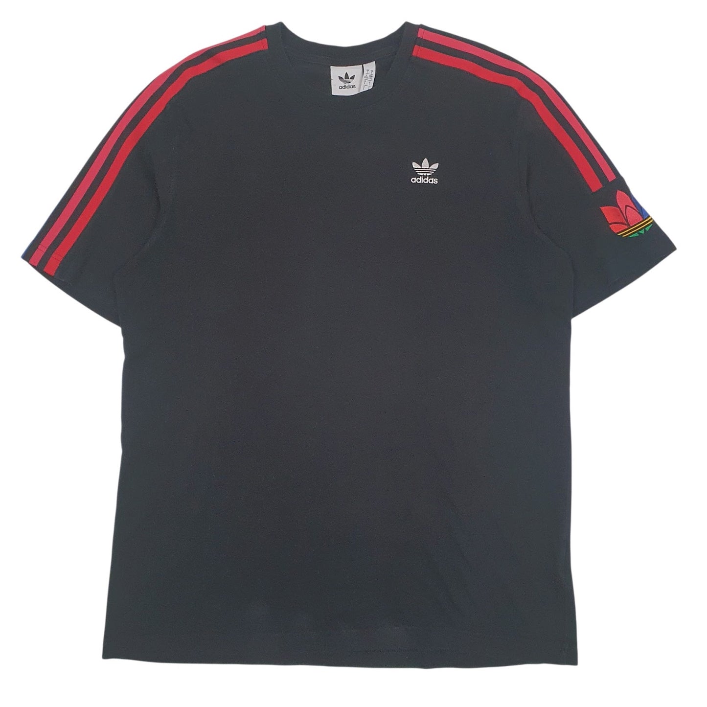 Mens Black Adidas  Short Sleeve T Shirt