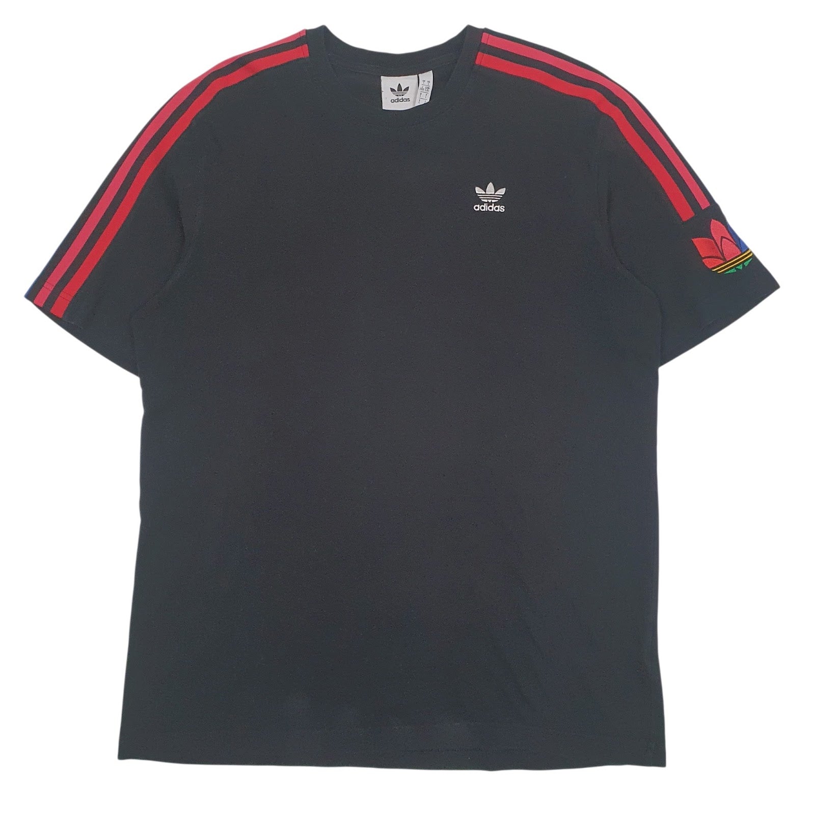 Mens Black Adidas  Short Sleeve T Shirt