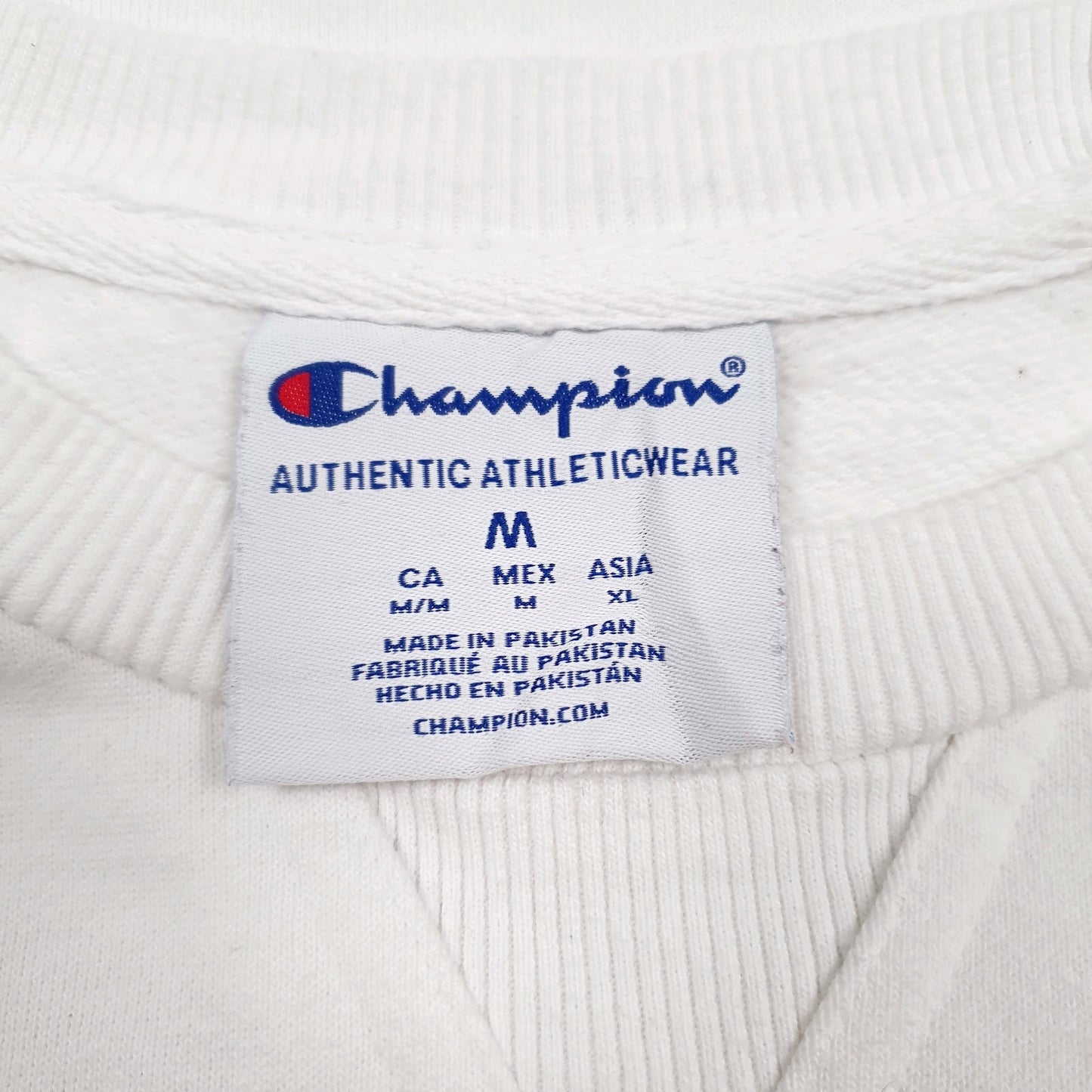 Mens White Champion Gannon Crewneck Jumper