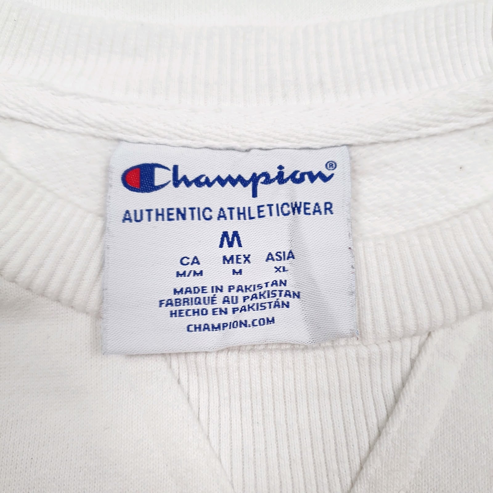 Mens White Champion Gannon Crewneck Jumper