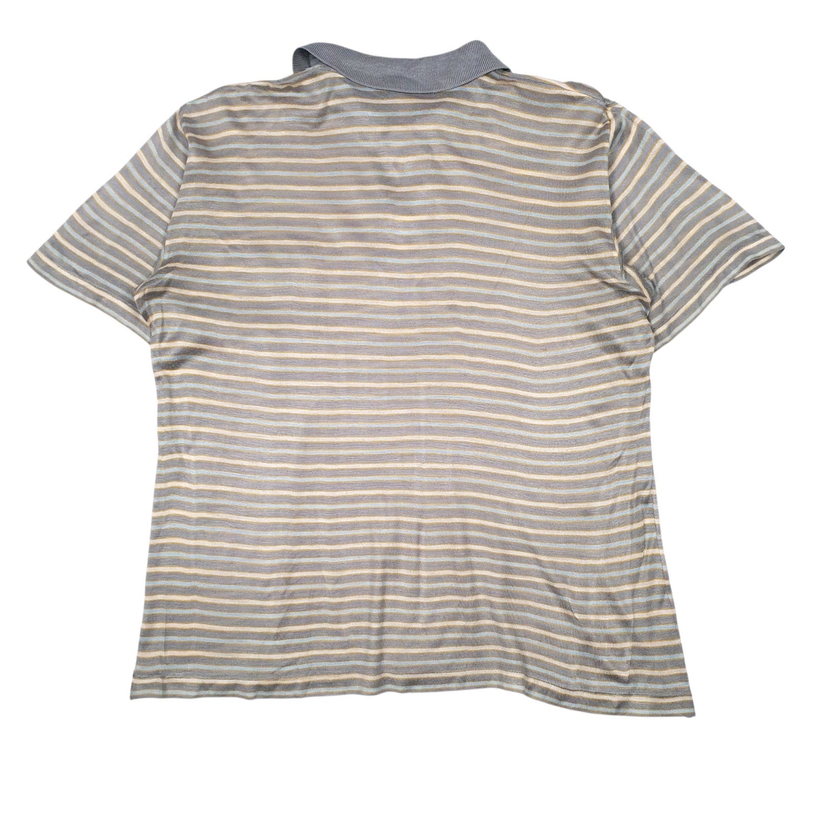 Mens Grey Unbranded Vintage  Polo Shirt