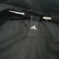 Mens Black Adidas Spellout  Coat