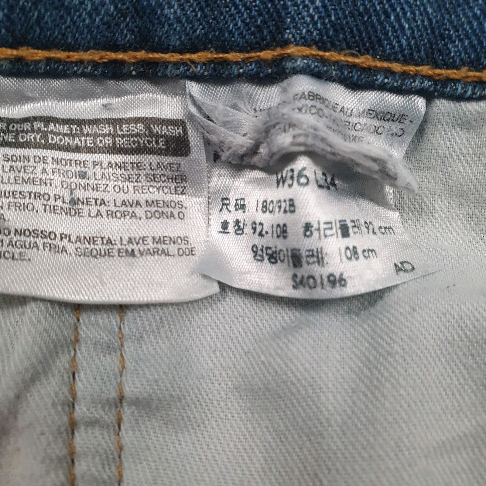 Mens Blue Levis   Jeans