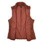 Womens Orange Patagonia Los Gatos Fluffy Vest Bodywarmer Gilet Jumper