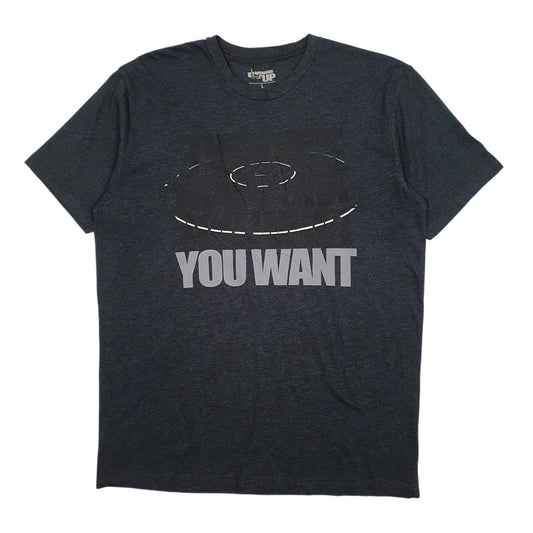 Mens Grey Ranger Up  Short Sleeve T Shirt