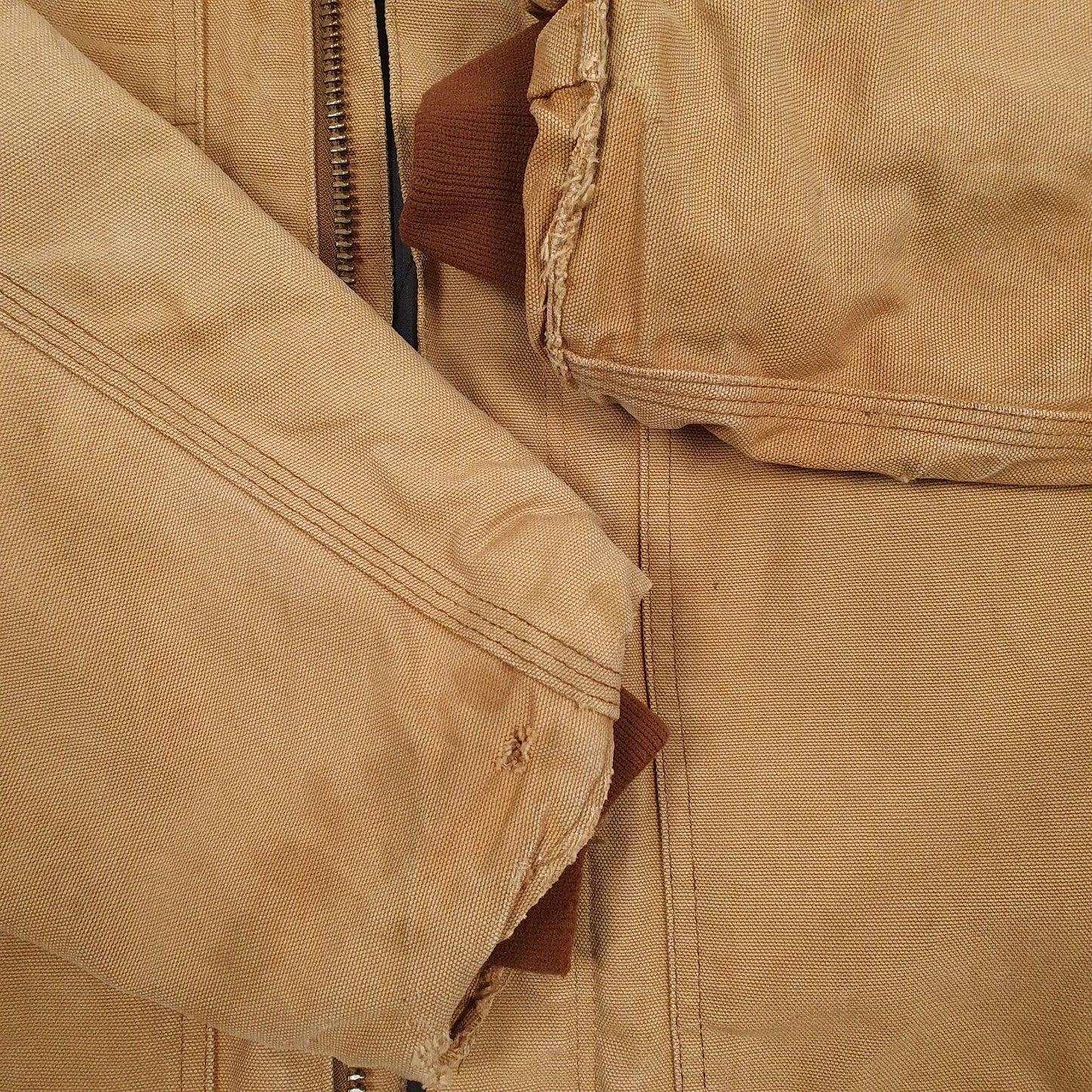 Mens Brown Carhartt Padded  Coat