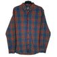 Mens Blue L.L.Bean Flannel Long Sleeve Shirt