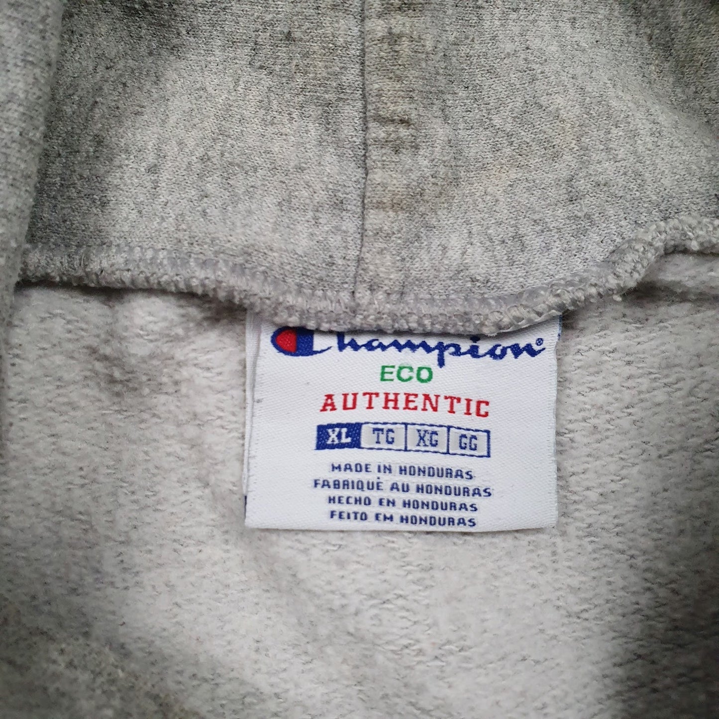 Mens Grey Champion  Hoodie Jumper