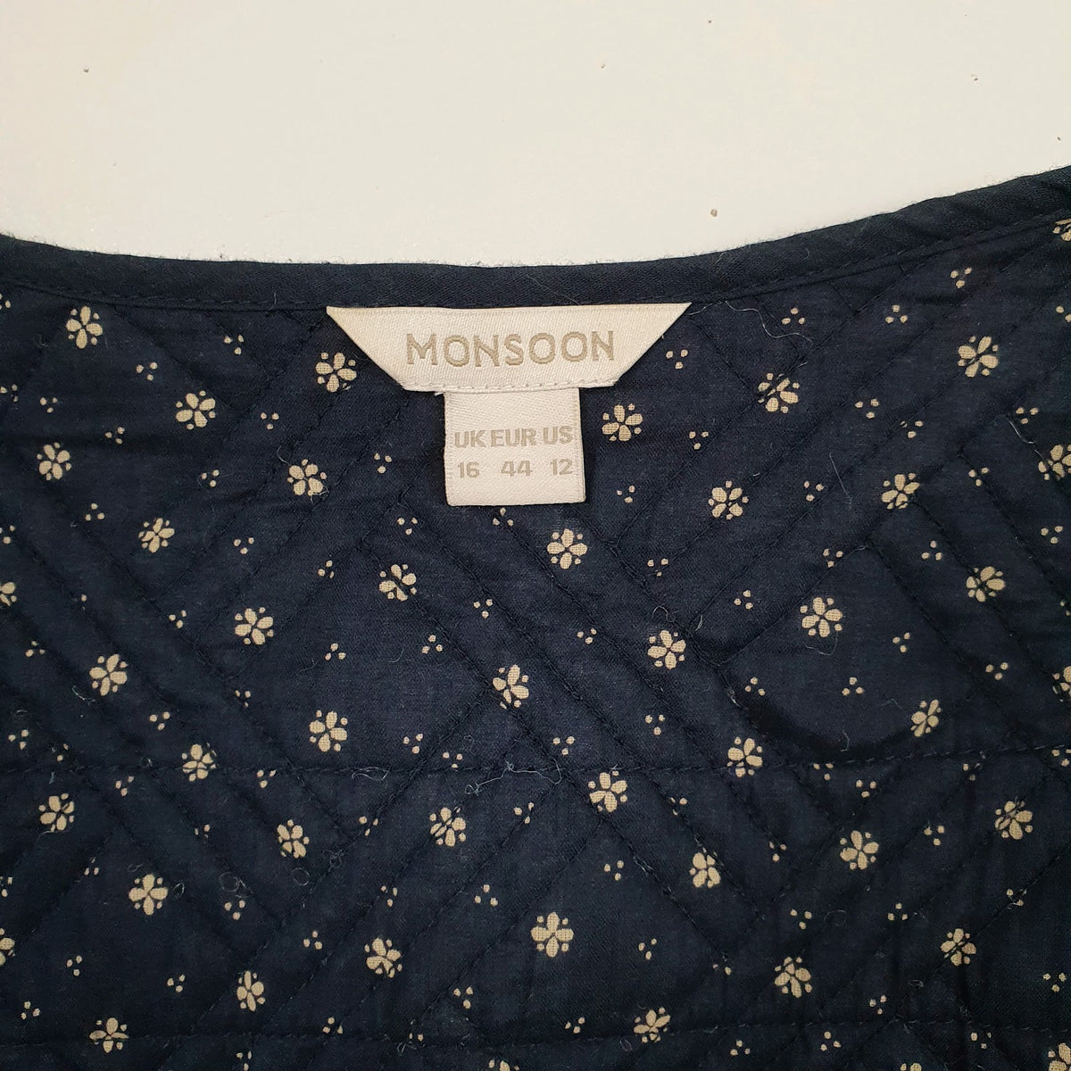 Womens Navy Monsoon Windbreaker Blazer  Coat