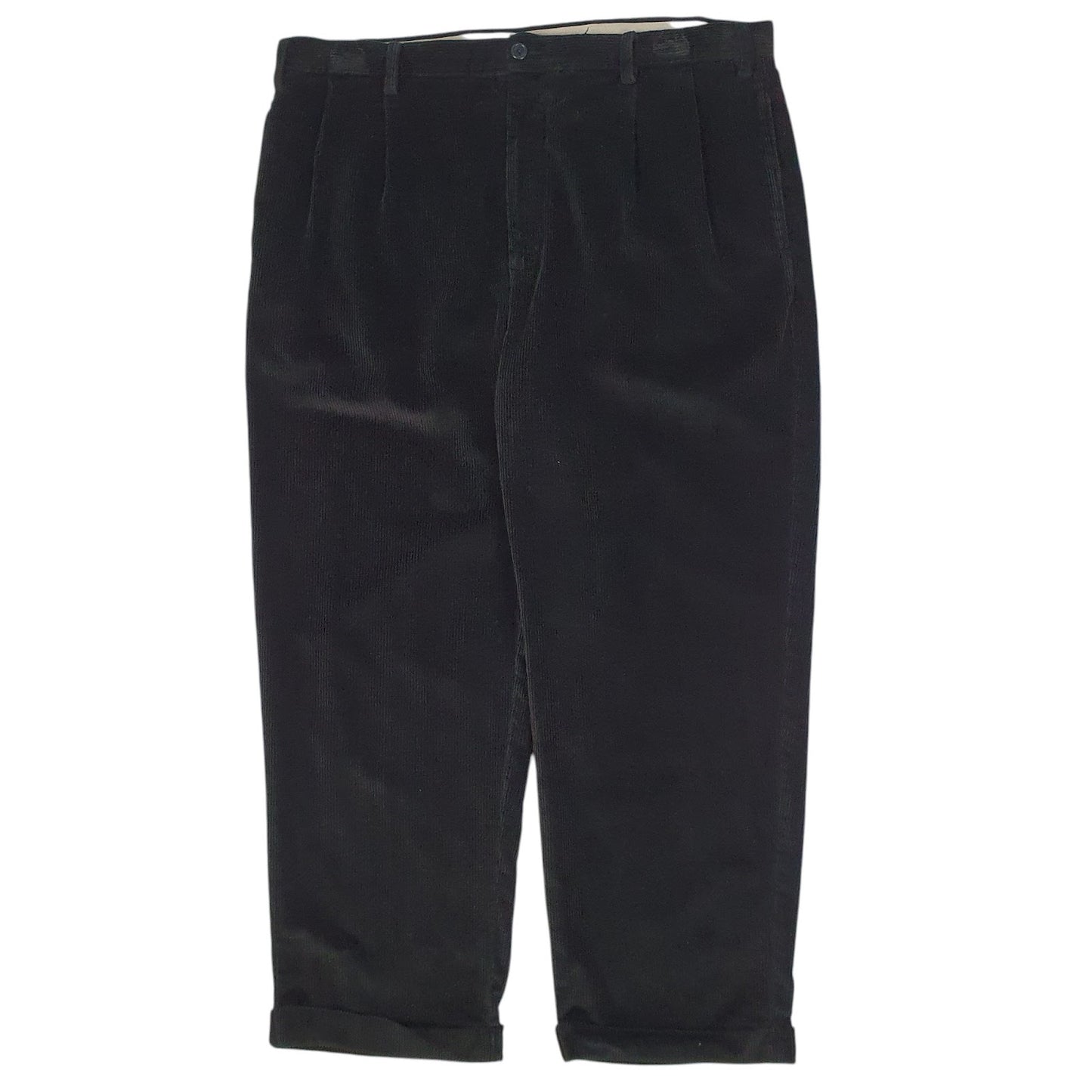 Mens Black Nautica Classic Fit Corduroy Trousers