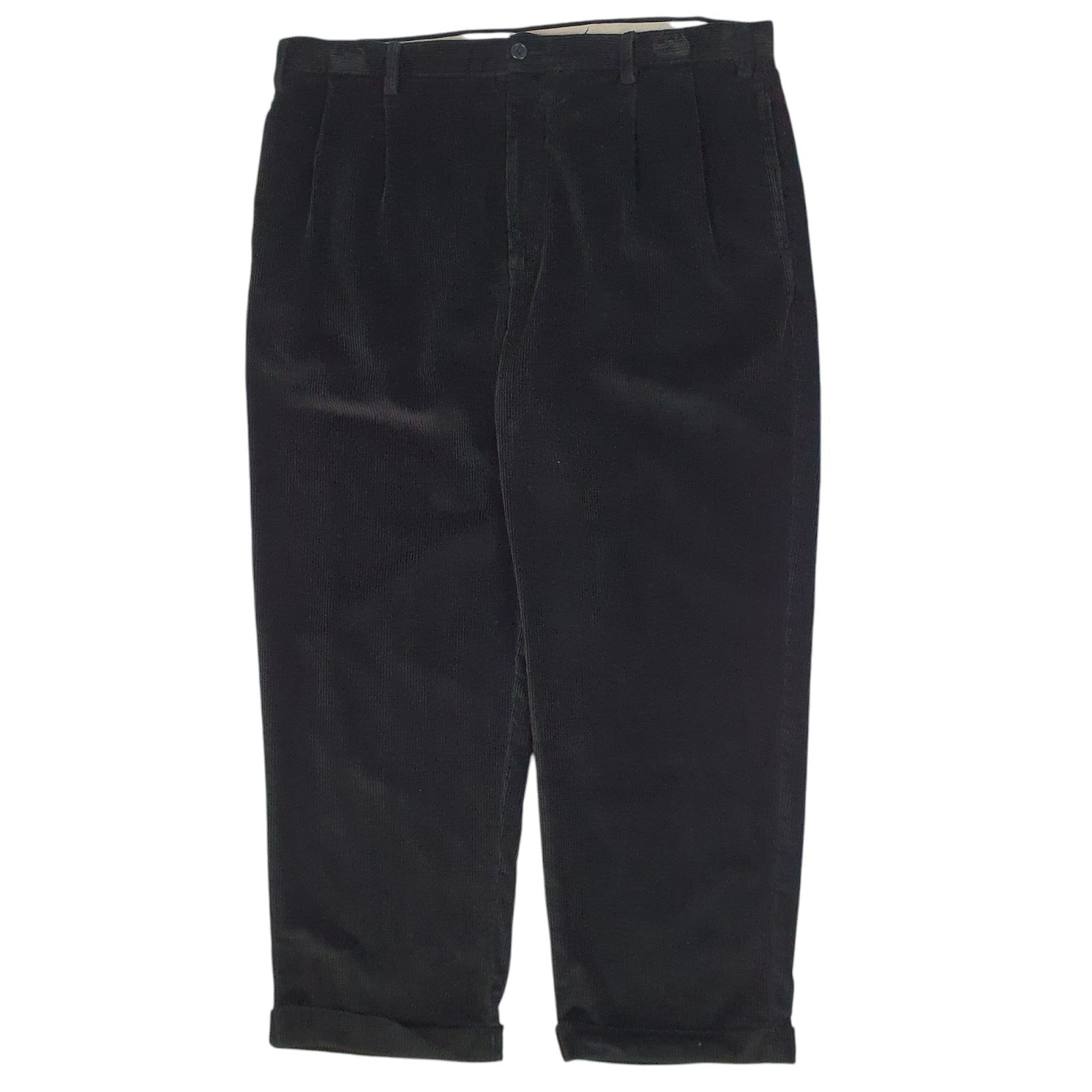 Mens Black Nautica Classic Fit Corduroy Trousers