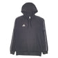 Mens Black Adidas  Hoodie Jumper
