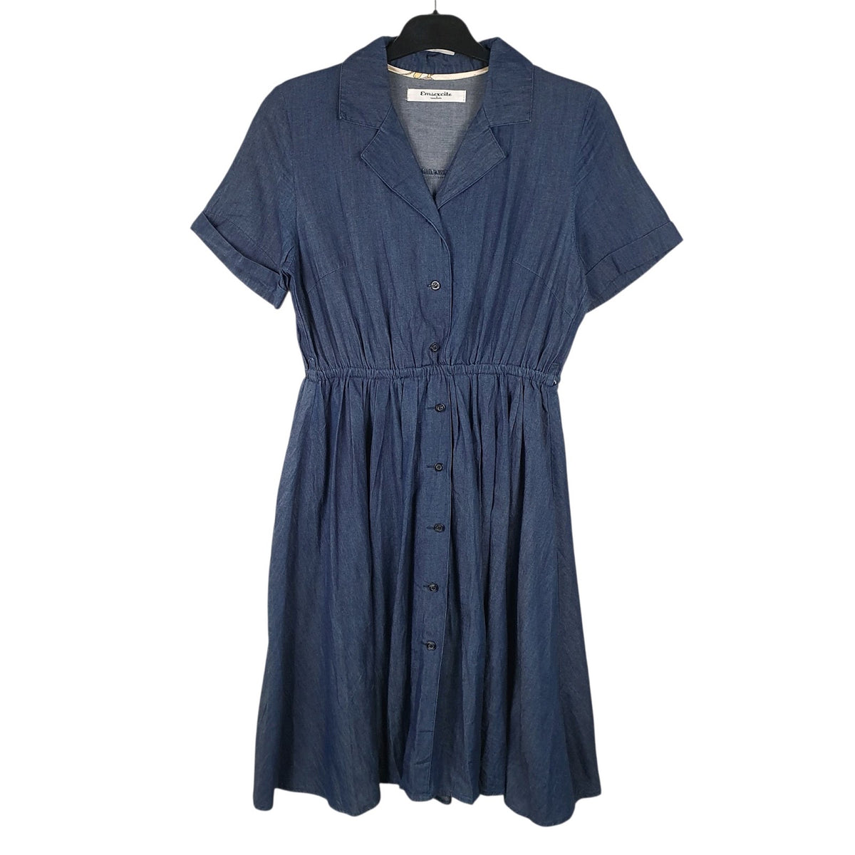 Womens Blue Emsexcite  Short Sleeve Dress