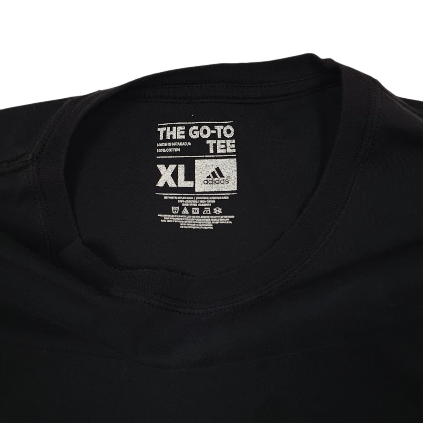 Mens Black Adidas   T Shirt