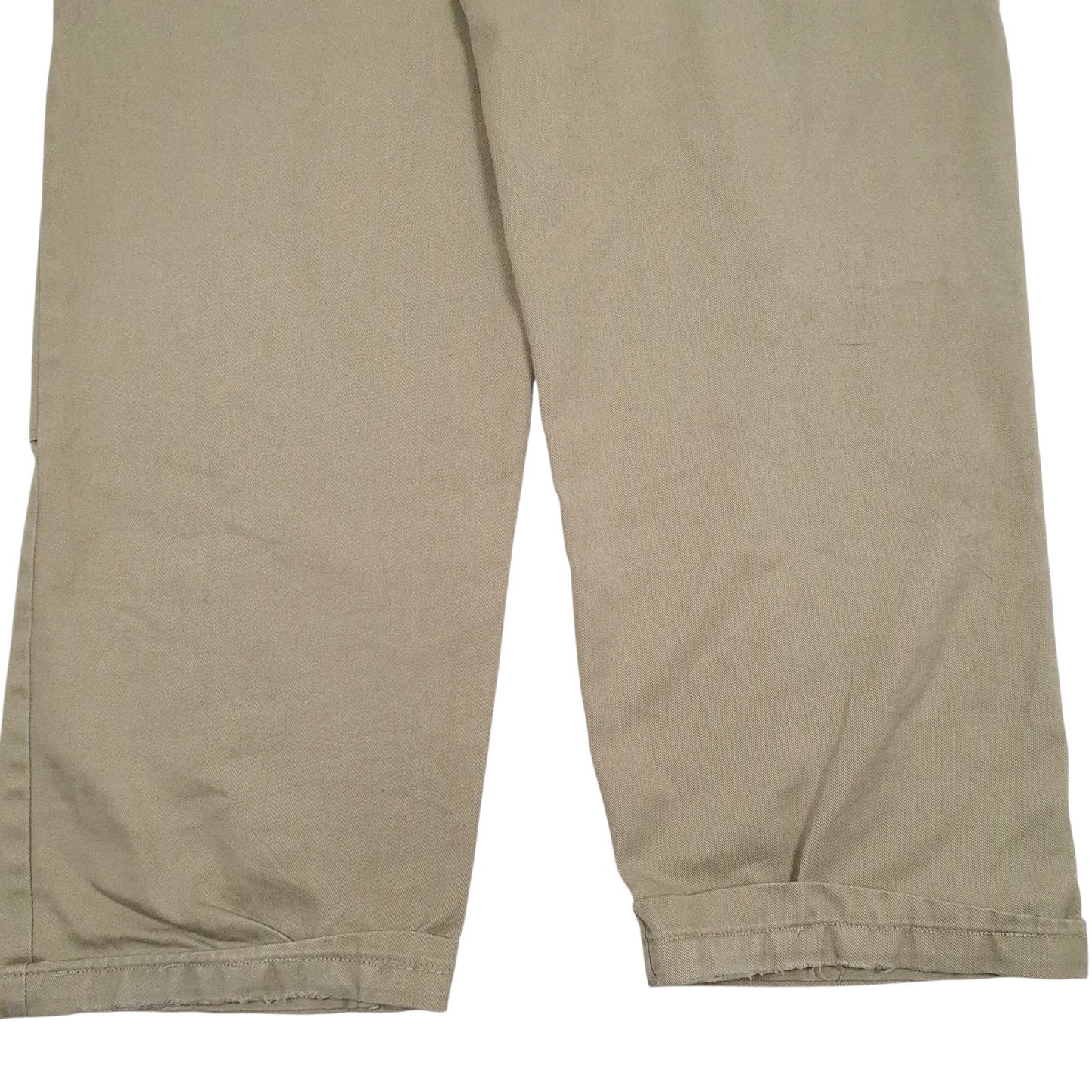 Mens Brown Dickies Workwear Double Knees  Trousers