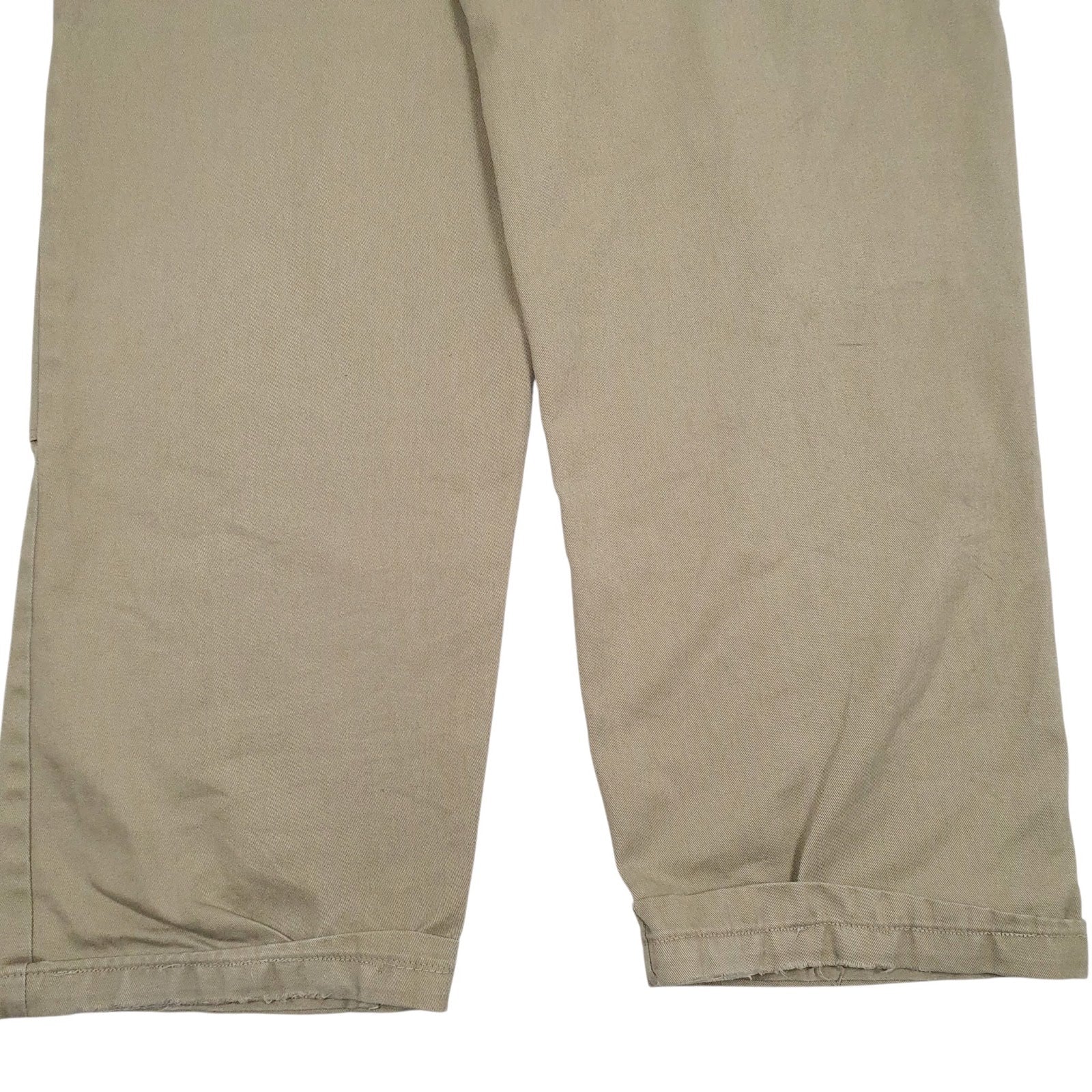 Mens Brown Dickies Workwear Double Knees  Trousers