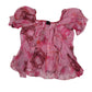 Womens Pink Junya Beach Bikini Throw Short Sleeve Dress