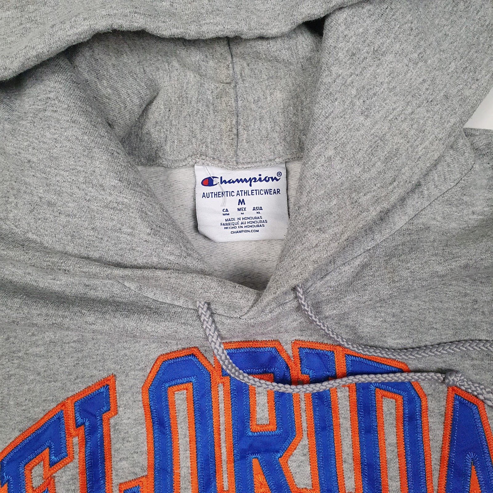 Mens Grey Champion Florida Gators Hoodie Jumper