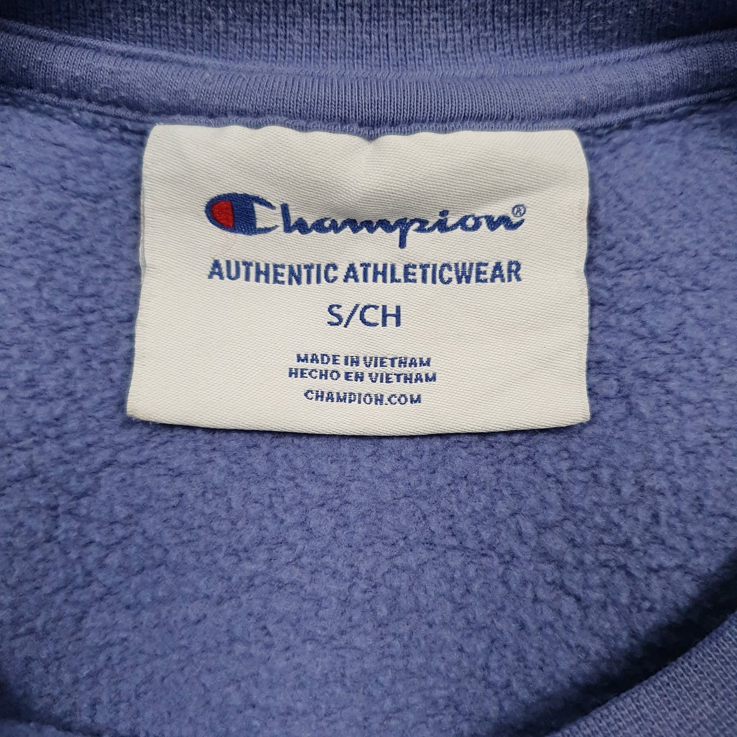 Womens Purple Champion  Crewneck Jumper