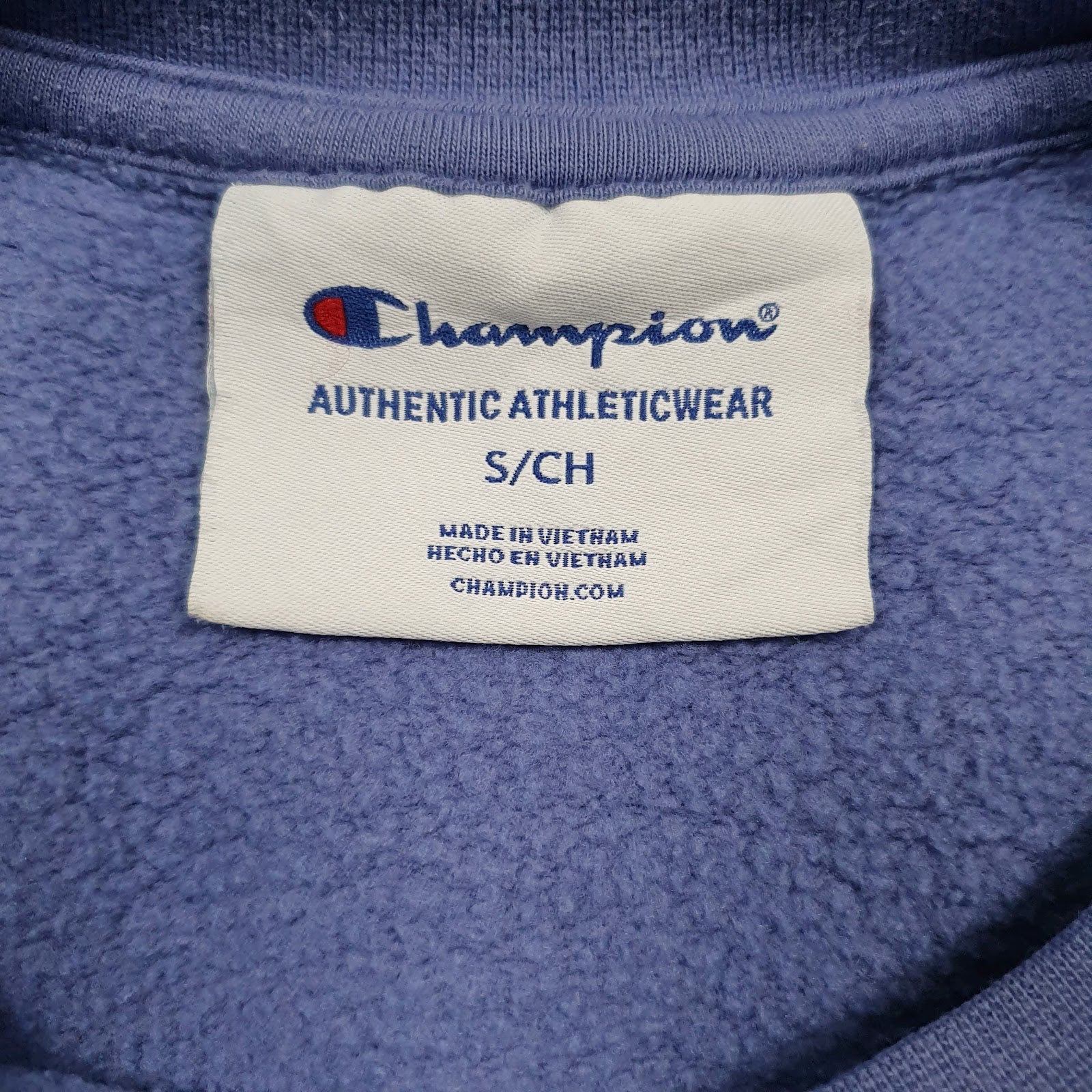 Womens Purple Champion  Crewneck Jumper