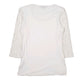 Womens White Black Box Blouse  T Shirt