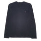 Mens Black All Saints Slim Fit Long Sleeve T Shirt