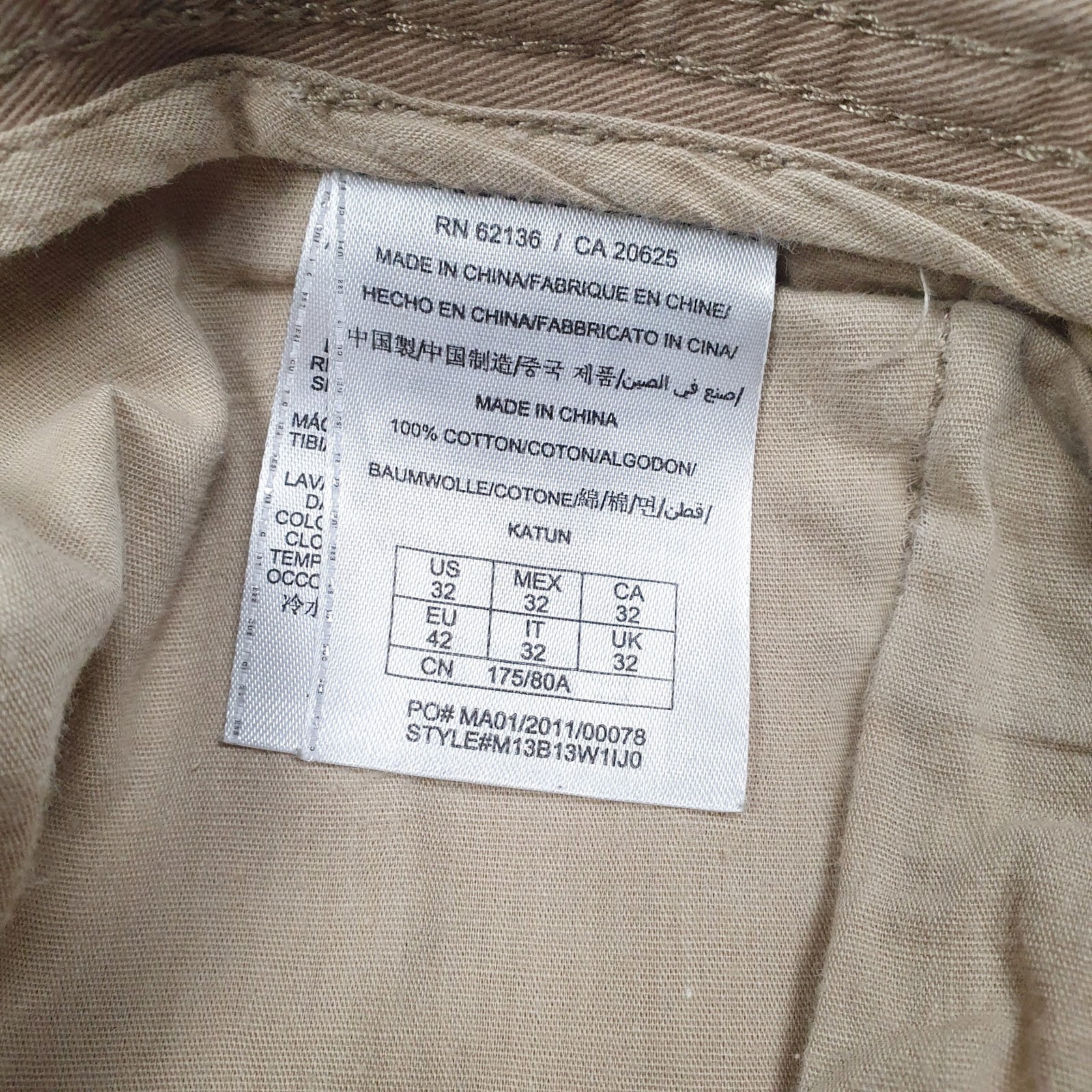 Mens Brown Guess   Trousers