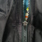 Mens Black Adidas Vintage 90s Equipment  Coat